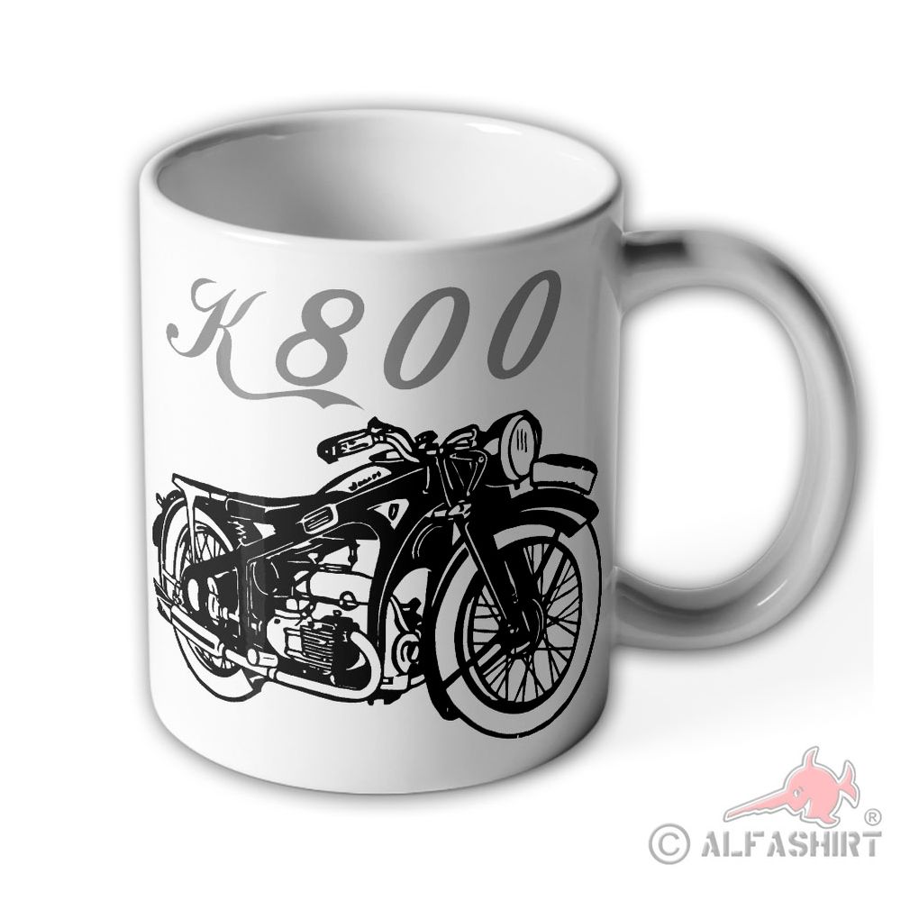 Mug K 800 vintage motorcycle Nuremberg motorcycle industry fan mug #17021