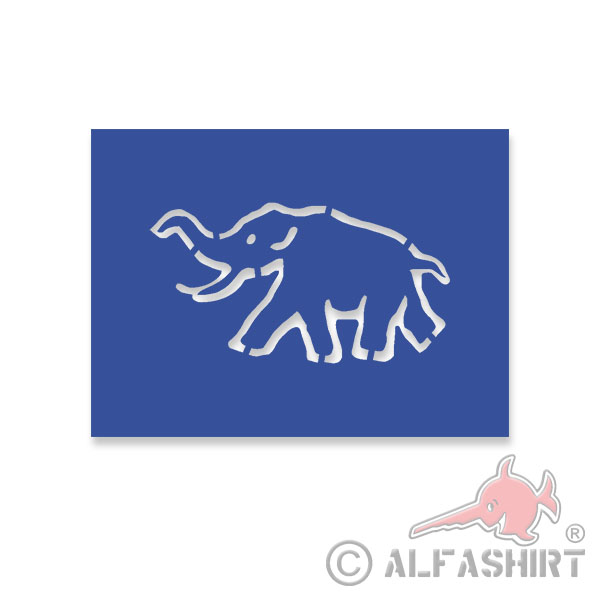 Paint Stencils Sticker sPzAbt 502 Heavy Tank Department 10x5cm # A4553