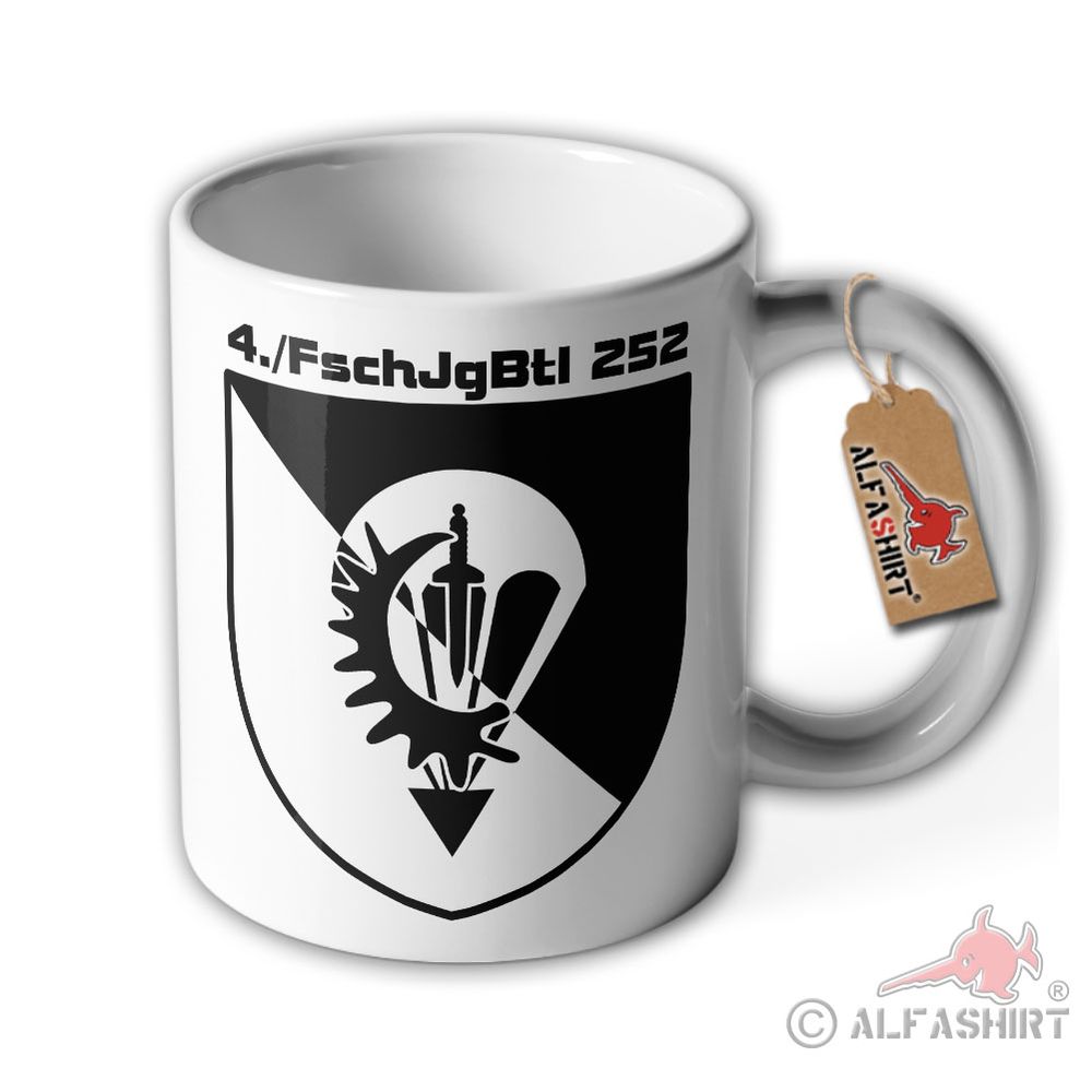 Tasse 4 FschJgBtl 252 Fallschirmjägerbataillon Luftlandebrigade 25 #43428