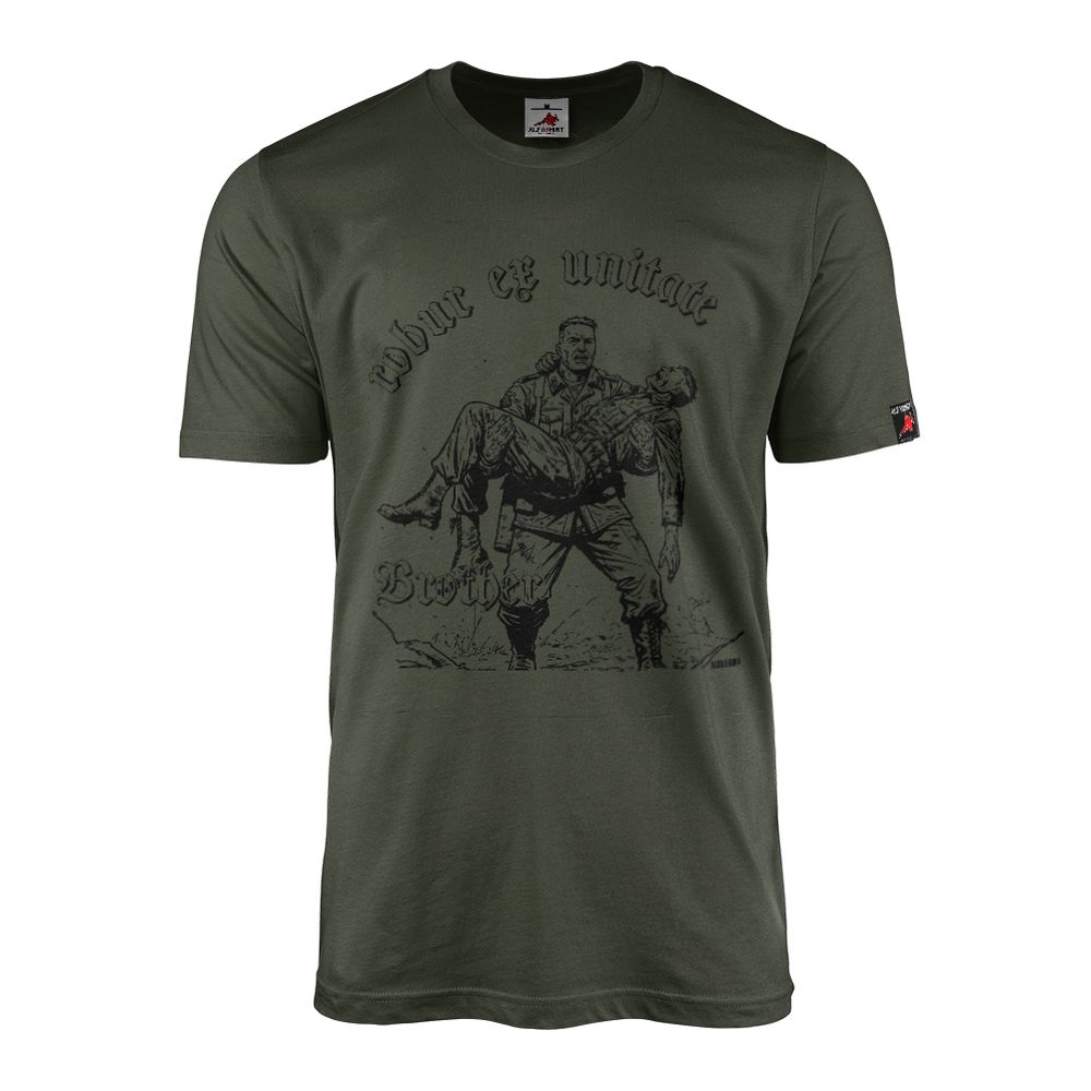 T-Shirt Robur ex unitate Brother Einheit Stärke Bruderschaft Militär #46592