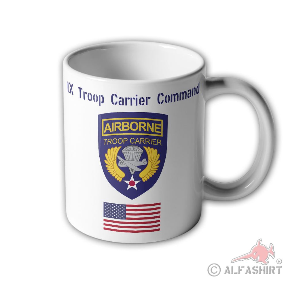 Tasse IX Troop Carrier Command United States Army Air Force Abzeichen #32395