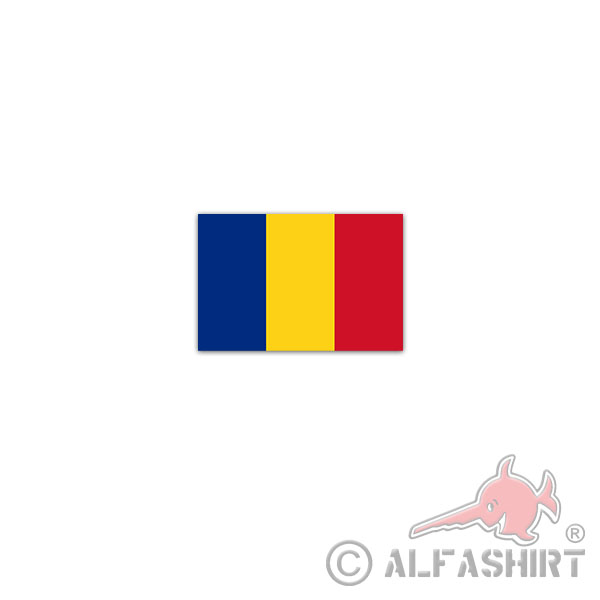 Sticker Romania Flag Romania Bucharest Republic Europe 11x7cm A2914