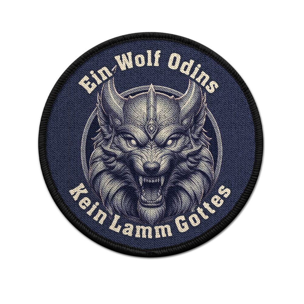 Patch No Lamb of God Odin Viking Velcro Mythology Loki #44403