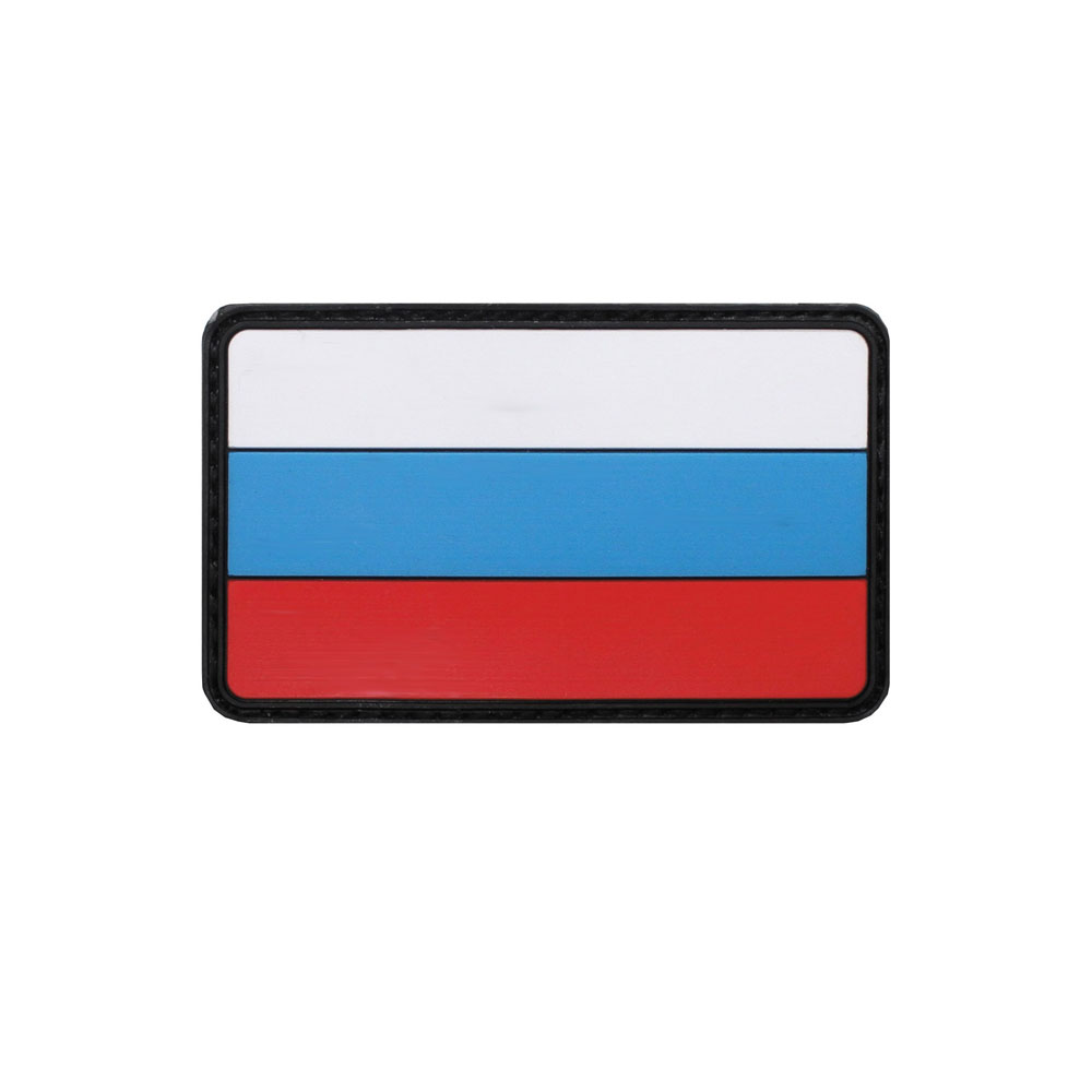 3D Patch Russia Russian Federation Flag white blue red 8x5cm#37009