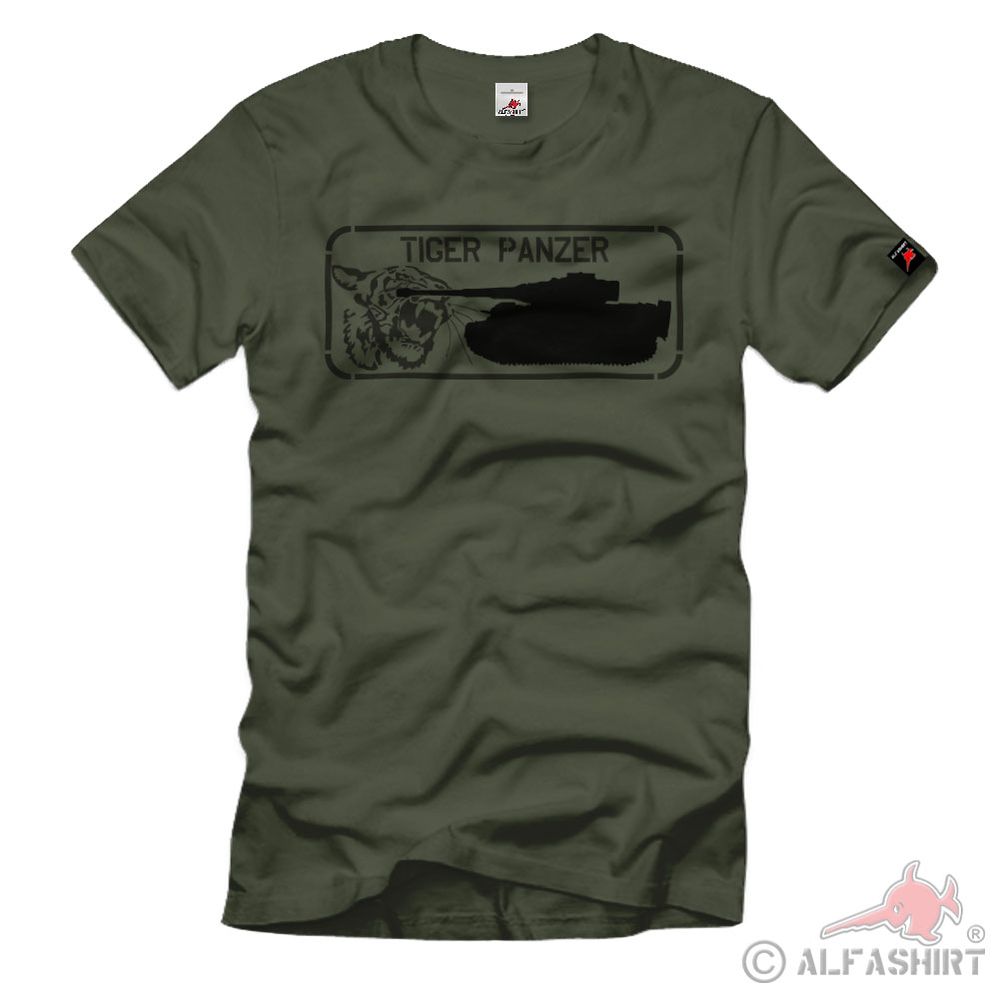 Panzerkampfwagen VI Tiger Panzer WW2 SdKfz 181 Military Vehicle - T Shirt # 974