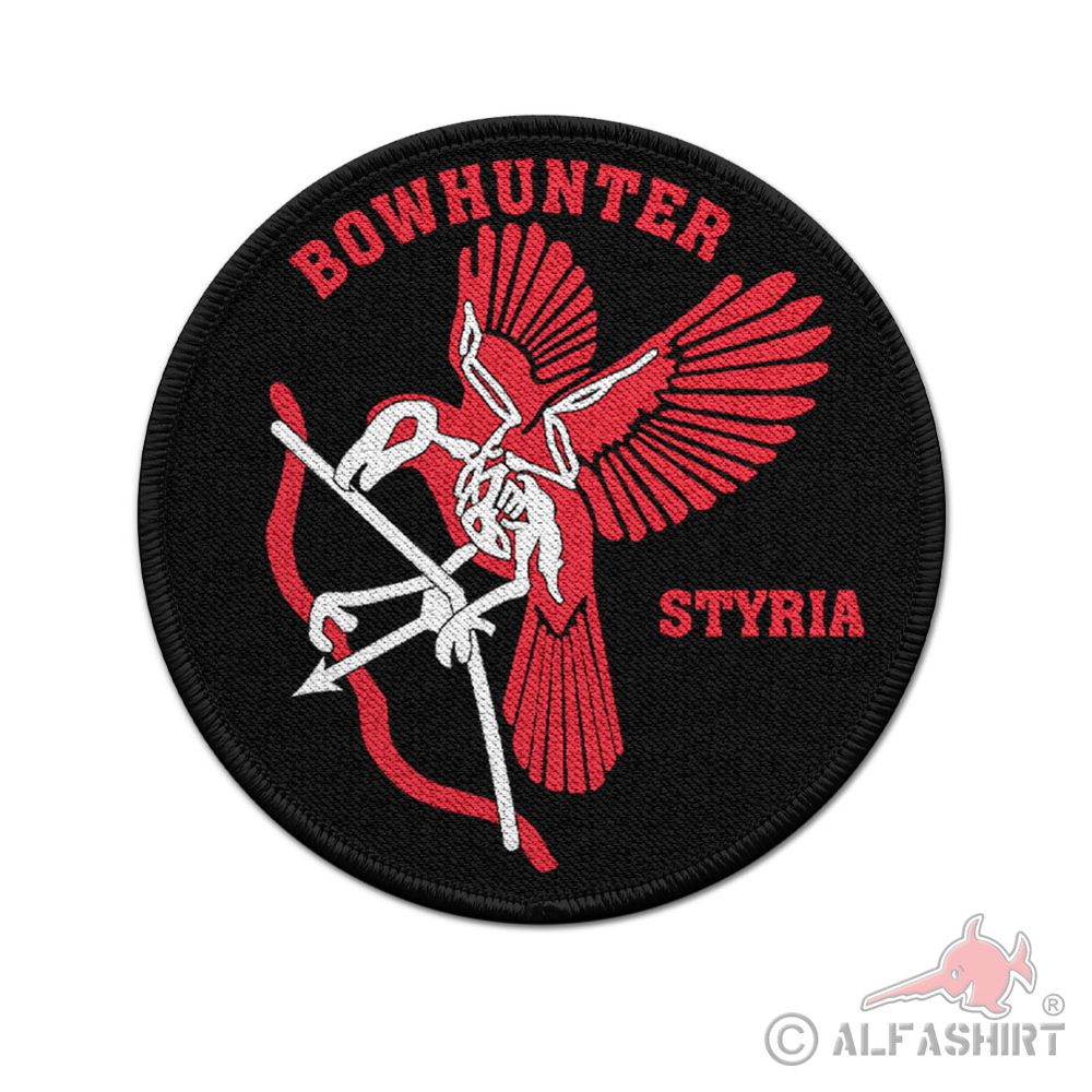 Patch Bowhunter Österreich Steiermark Graz Vogel Abzeichen #39438