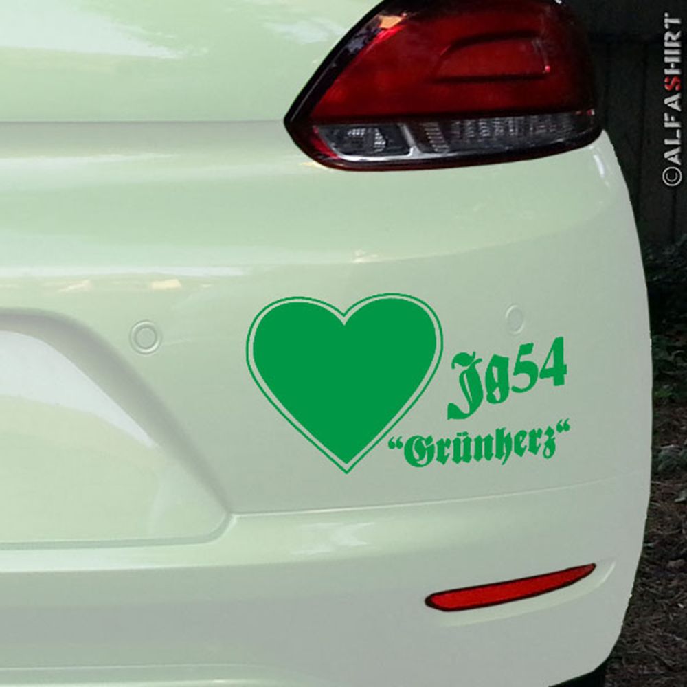 Sticker JG54 Green Heart Luftwaffe Jagdgeschwader Coat of Arms 10x18 cm # A323