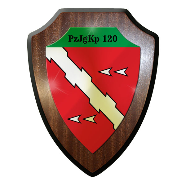 Wappenschild - PzJgKp 120 Panzerjägerkompanie Panzerjäger Bund Emblem - #11734