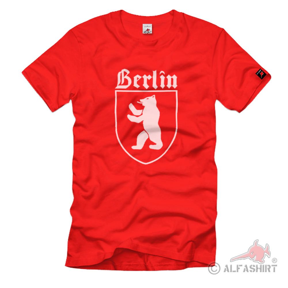 Berlin Coat of Arms City Capital Bear Badge Emblem - T Shirt # 1334
