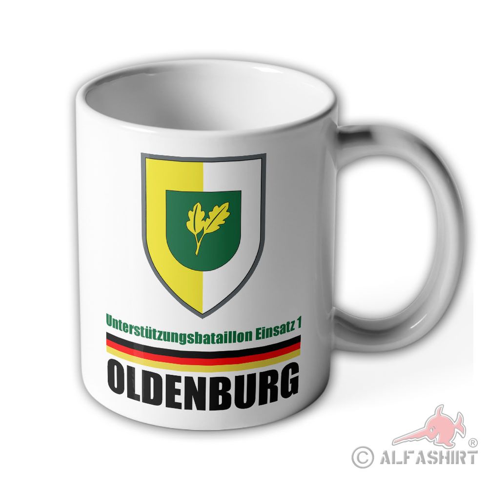 Tasse Unterstützungsbataillon Einsatz 1 Oldenburg UstgBtl Eins Bundeswehr#36428