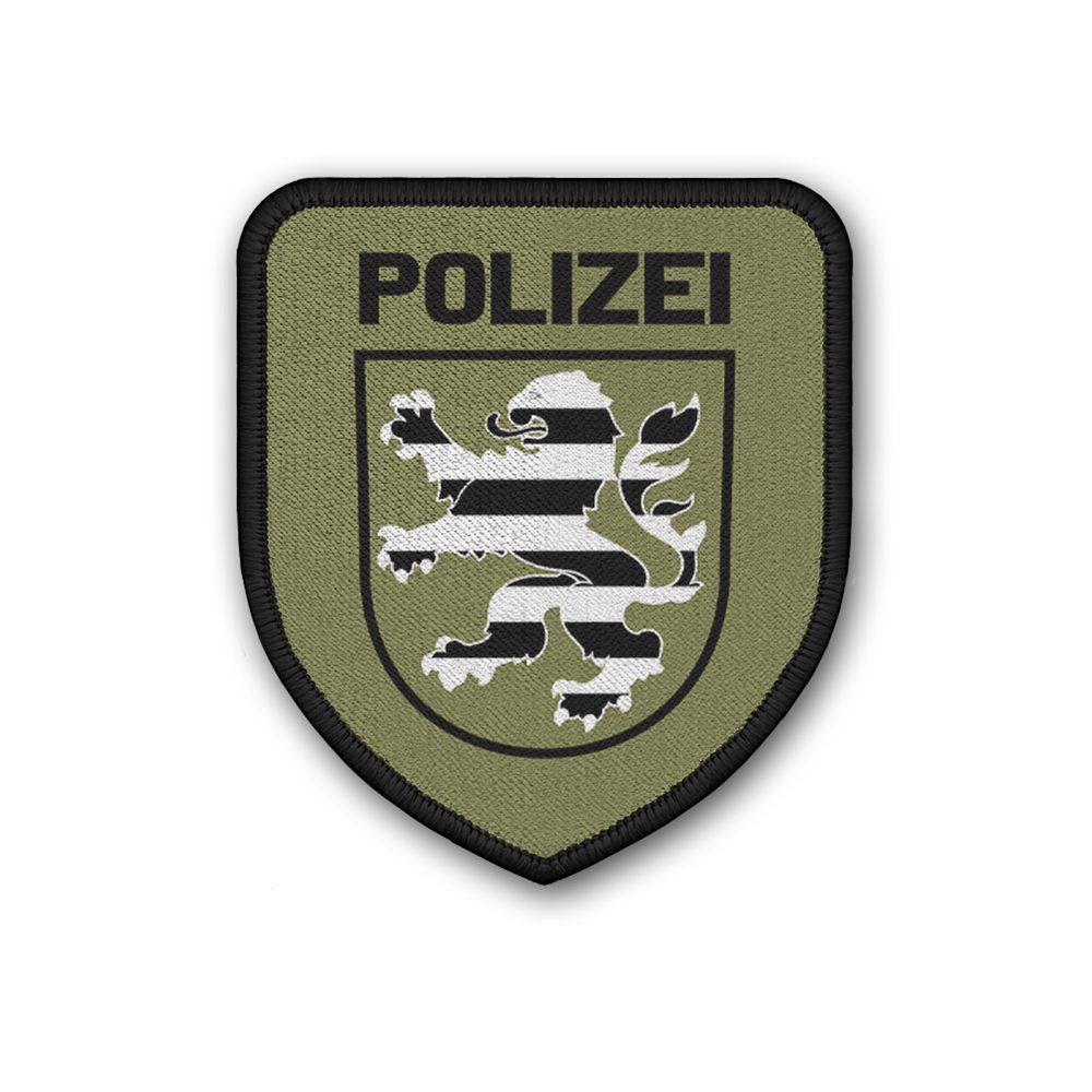 Patch Police Hesse sleeve badge blue light Thinblueline # 35719