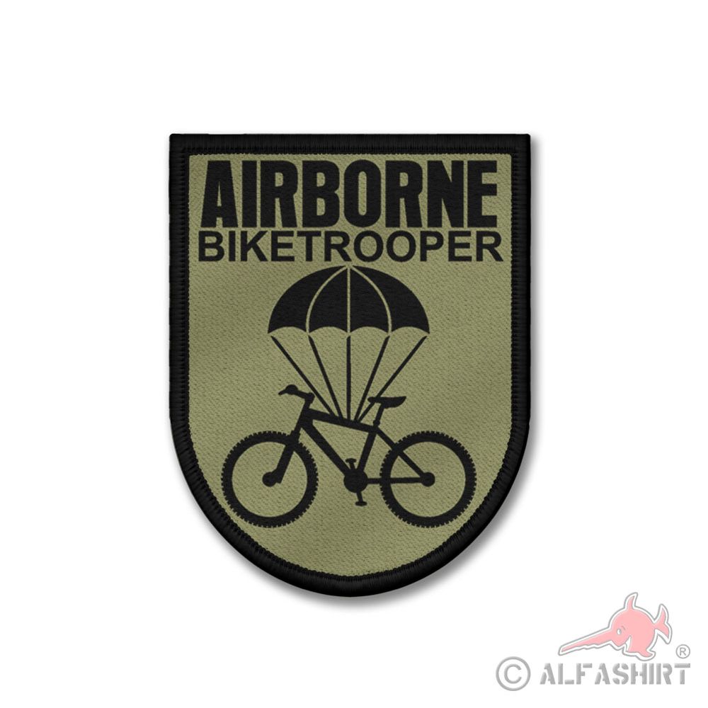Patch Airborne Bike-Trooper Mountainbike Fahrrad e-Bike Fallschirmjäger #41382