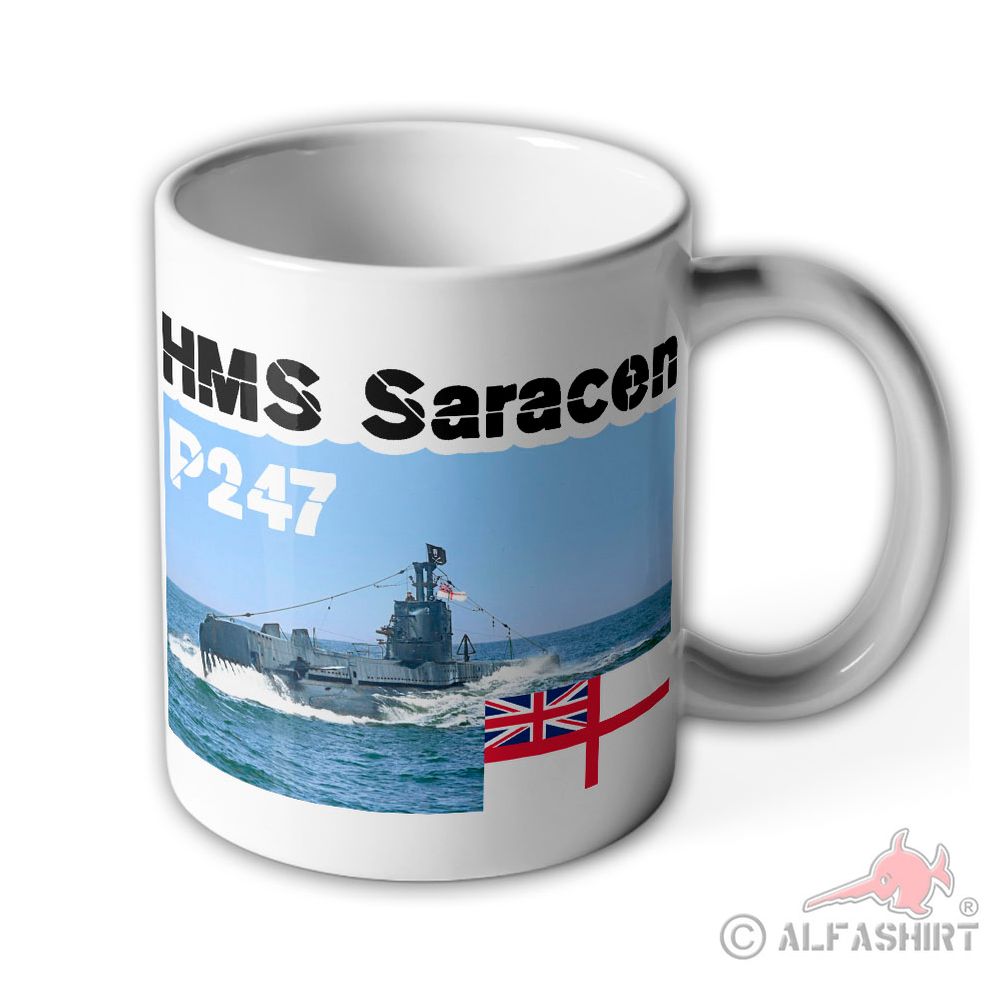 Tasse HMS Saracen P247 U-Boot Royal Navy Seraph-Klasse Bild #40604