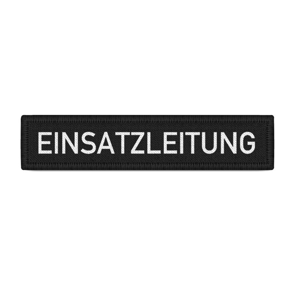 Patch Einsatzleitung Security Namensschild Feuerwehr Sicherheit  #25890