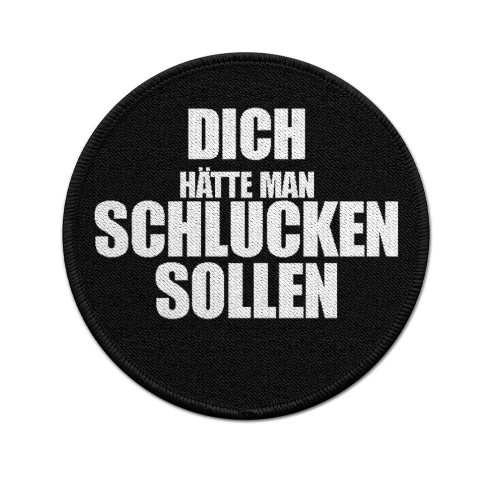 ISSO 9cm Patch You Should Have Swallowed Sperm Fun Humor Funny #43929