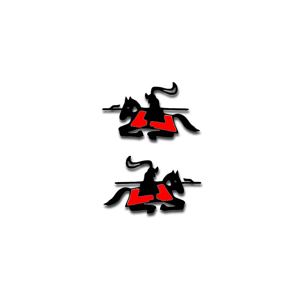 sPzAbt 505 knight red TYP3 heavy tank division Tiger sticker 10x6cm A4819