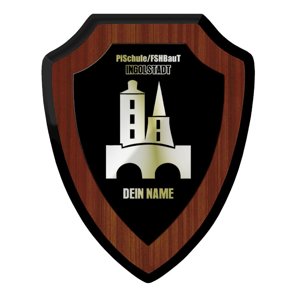 Wappenschild personalisierbar PiSchule Pionierschule Fachschule Heer #47971