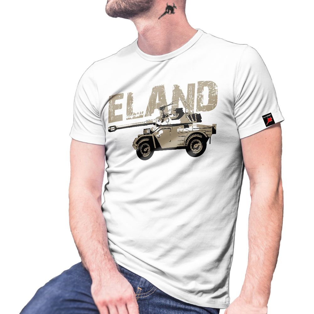 Eland Rad-Panzer Armored Car South Africa SADF Reconnaissance Rhodesian T-Shirt # 30072