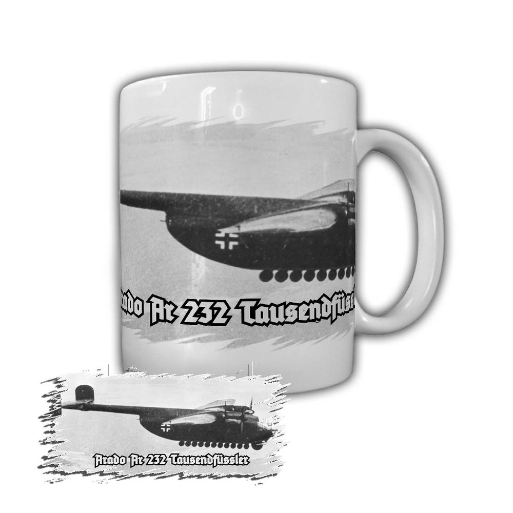 Arado Ar 232 Tausendfüssler Tasse Tatzelwürm Brandenburg Havel #30020