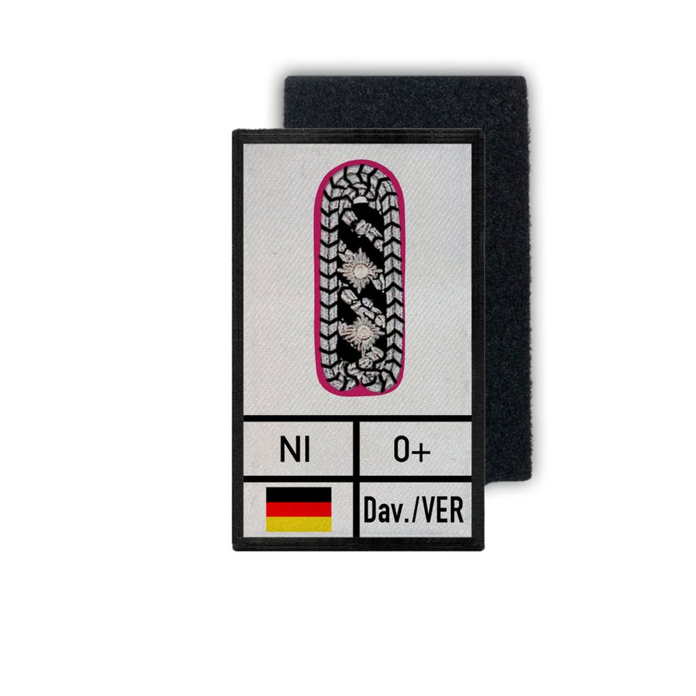 Rank Patch Hauptlöschmeister NI Feuerwehr Gruppenführer Abzeichen 9,8x6cm #33535