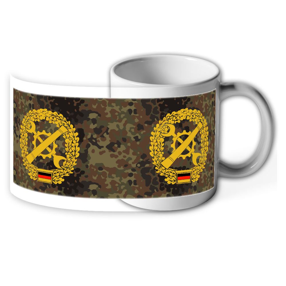 Instandsetzung Barettabzeichen Bundeswehr Truppe Einheit Btl Tasse #1956