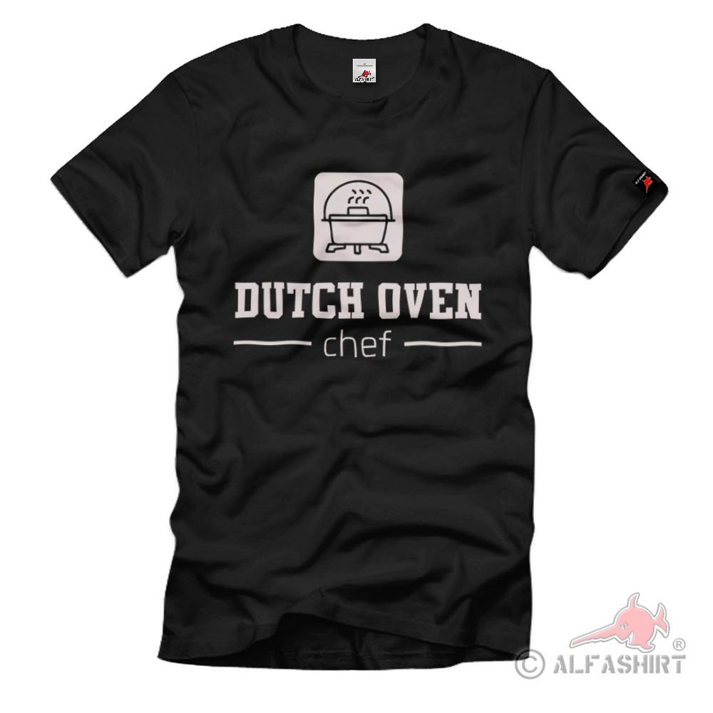 Dutch Oven Chef Koch Survival Outdoor Kochen Grill Grillen - T Shirt #38353