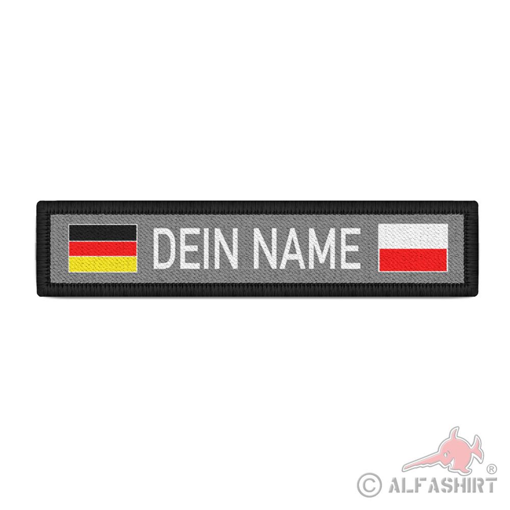 Namenspatch 12,5x2,5cm personalisierbar GER DE BRD Bundesrepublik Germany #43791