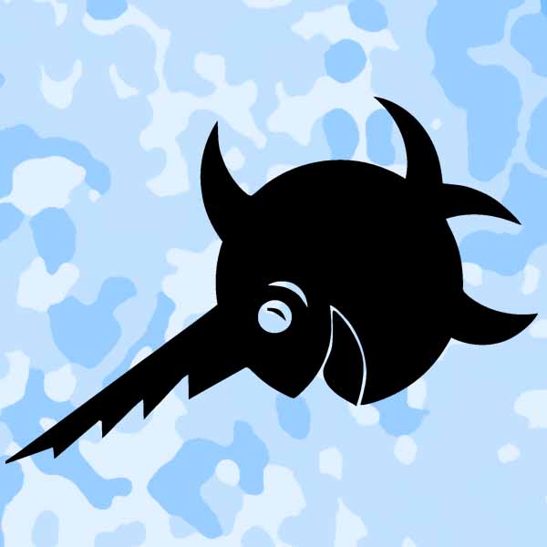 Decal Sticker Sawfish Type 4 Model Submarine 96 Swordfish 10x7cm # A050