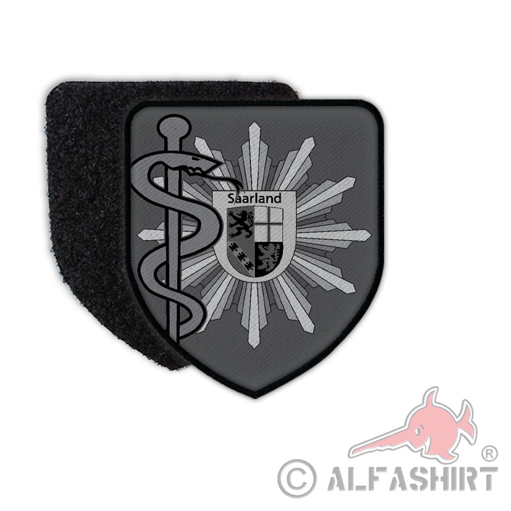 Patch police doctor Saarland Tarn police badge doctor doctor medic # 36222