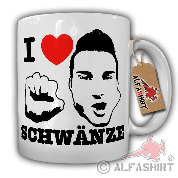 Tasse I love Schwänze Fun Humor Prengel Schwengel Kollegen Büro Gay #18397