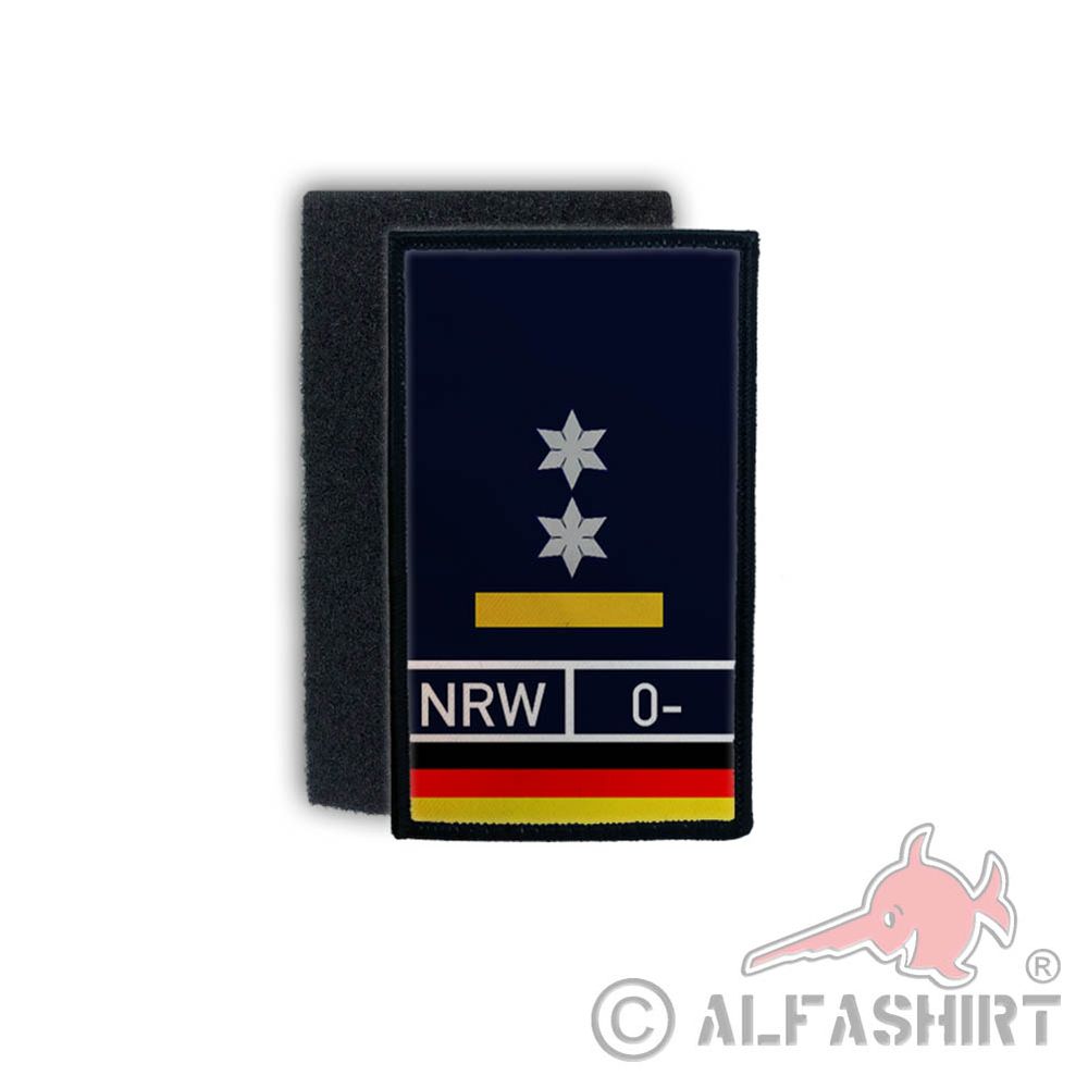 Patch Polizeirat Anwärter Patch Blood Blut Aufnäher Beamter 9,8x6cm #30872