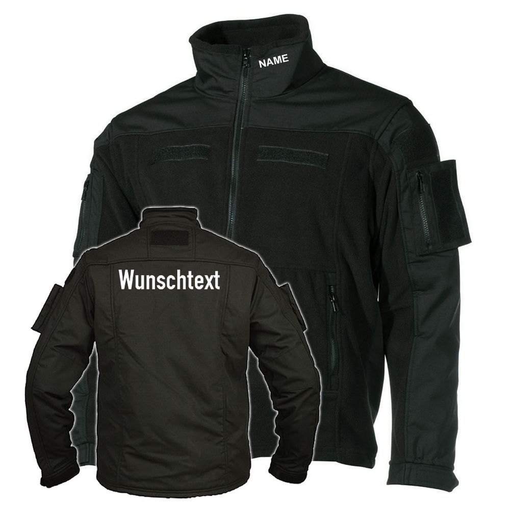 Command fleece jacket EMBROIDERED custom text jacket medical clothing #32859