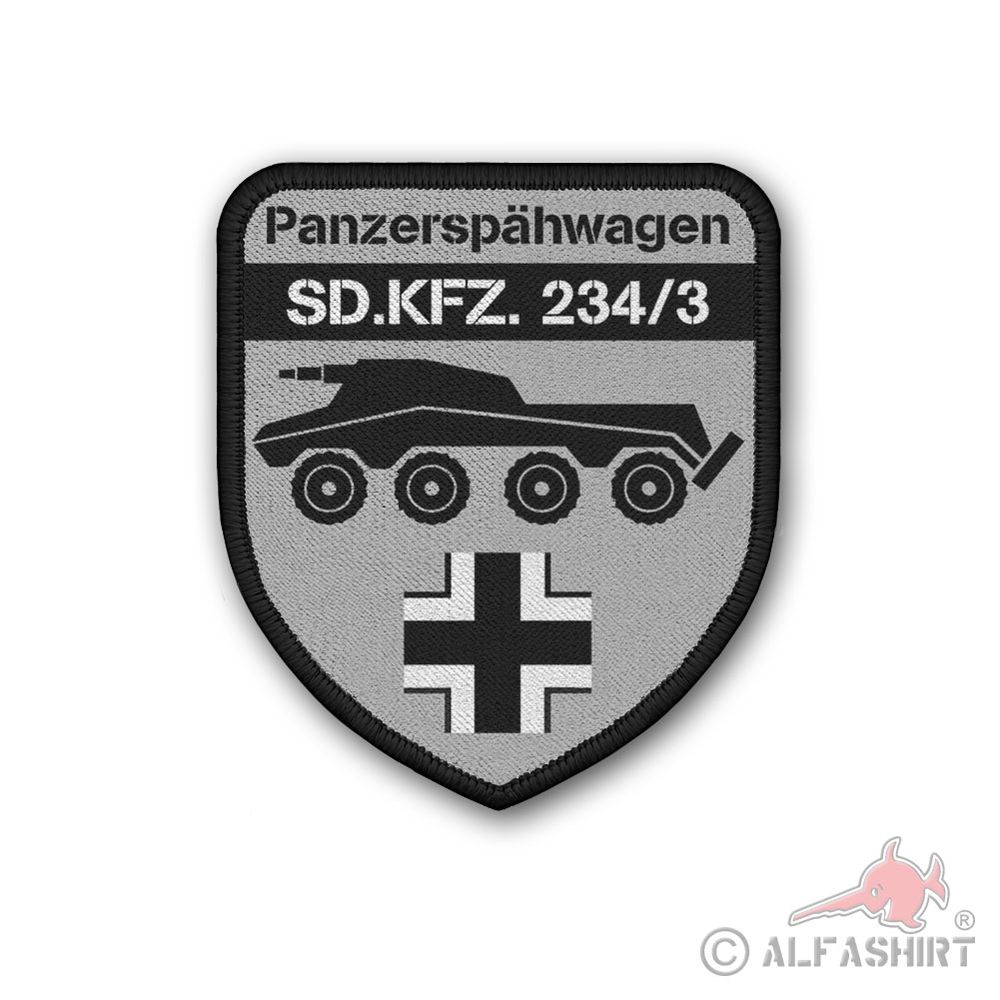 Patch SdKfz 234-3 Puma armored car Stummel 7.5 cm KwK 37 # 37163