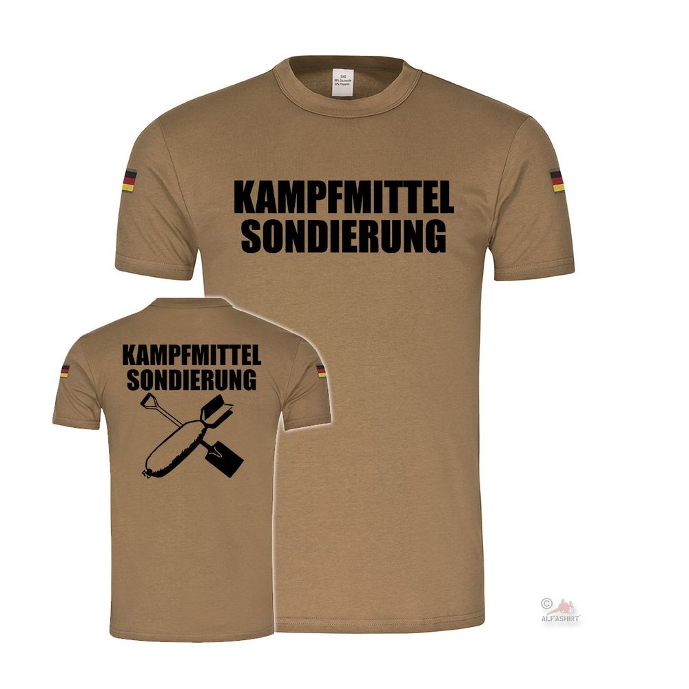 Kampfmittelsondierung Kampfmittelbeseitigung Entschärfung BW Tropenshirt #35127