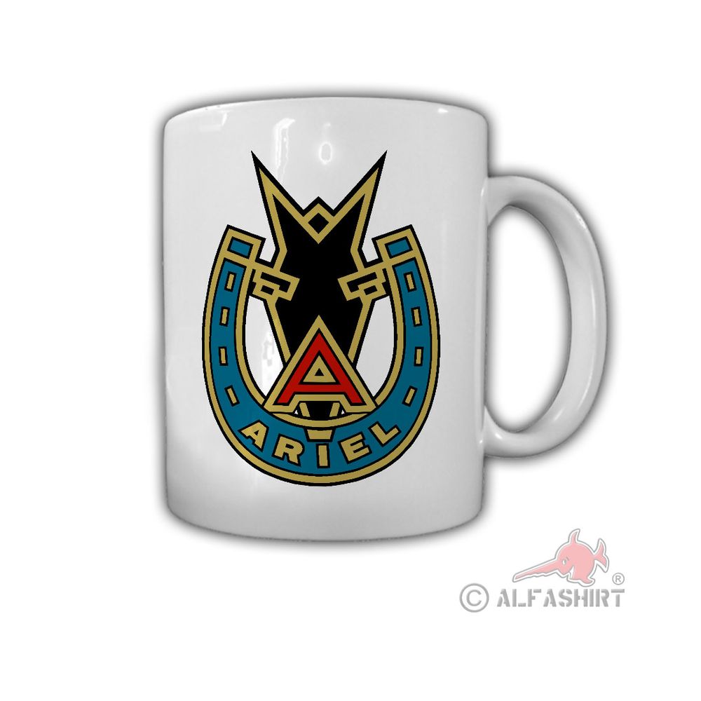 Ariel Logo Germany Deutschland Oldtimer Motorrad - Tasse #26781