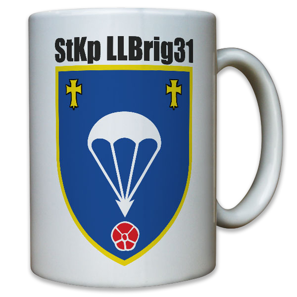 StKpLLBrig 31 Oldenburg Stabskompanie Luftlandebrigade Bundeswehr - Tasse #10696