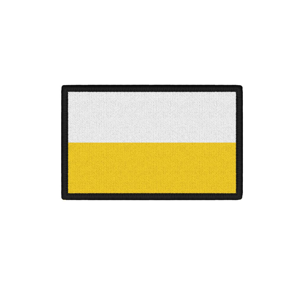 Patch 7,5 x 4,5 Flagge Preußen Provinz Schlesien Niederschlesien Flagge #46956