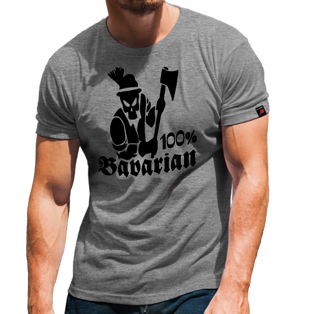 100 Percent Bavarian Bayern Bayrisch Heimat Tradition Stolz Axt T Shirt #32024