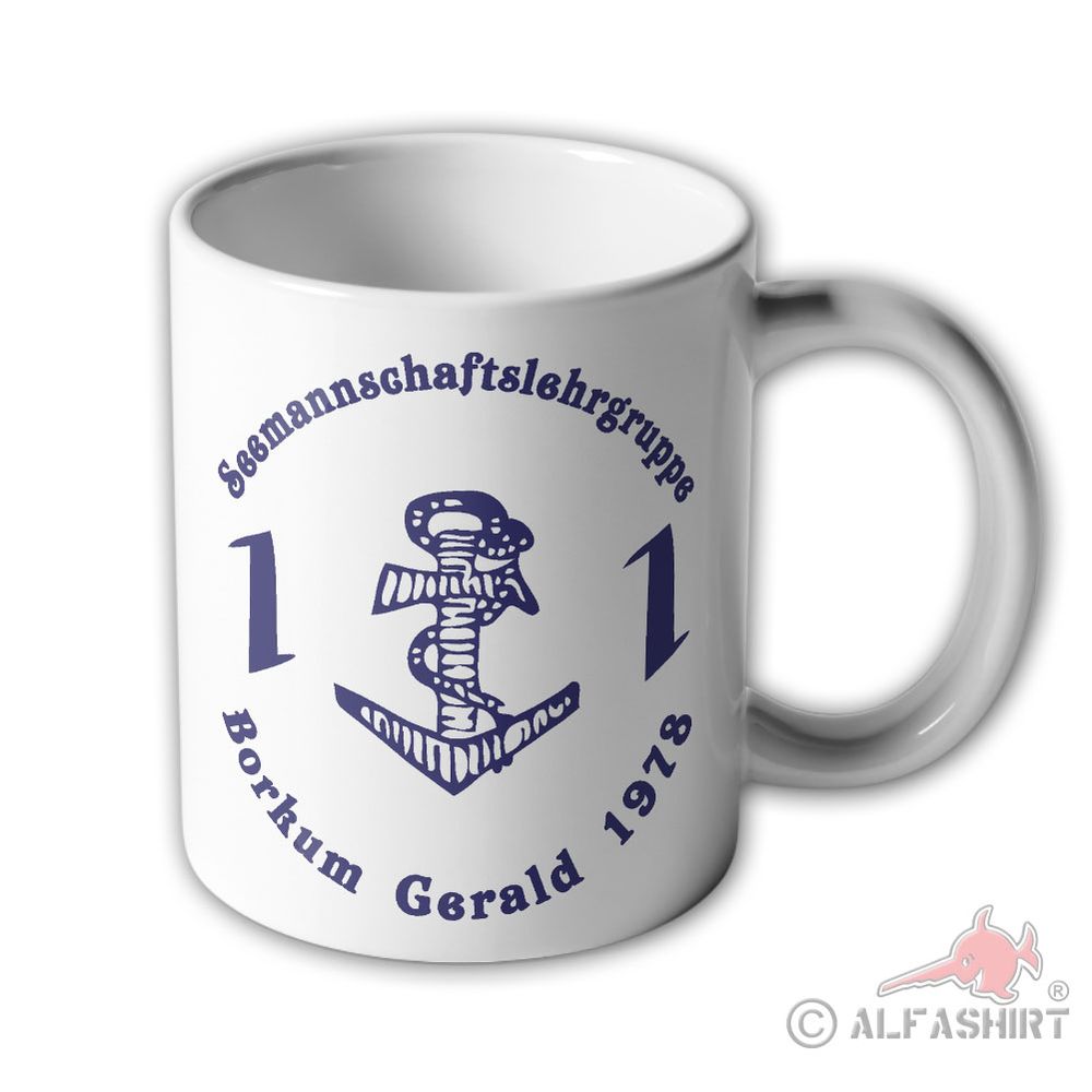 Tasse Seemannschaftslehrgruppe Borkum Gerald 1978 #K02501
