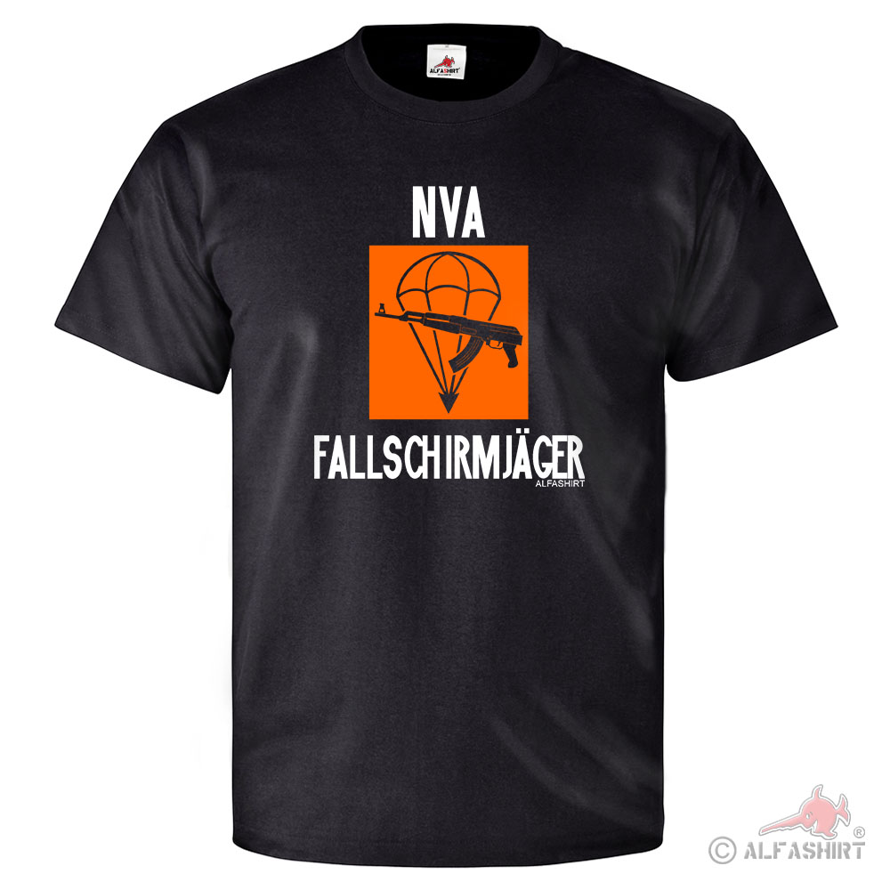 NVA Fallschirmjäger LStR 40 Luftsturmregiment DDR Prora Willi - T Shirt #25773