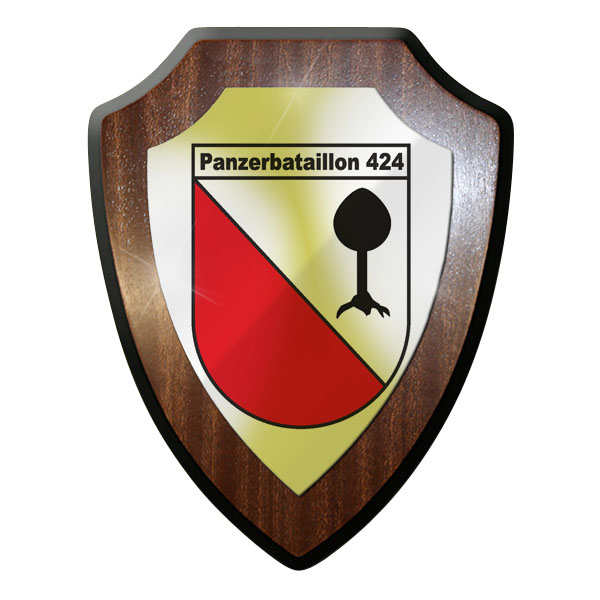 Wappenschild / Wandschild / Wappen - PanzerBataillon 424 Leopard #9226