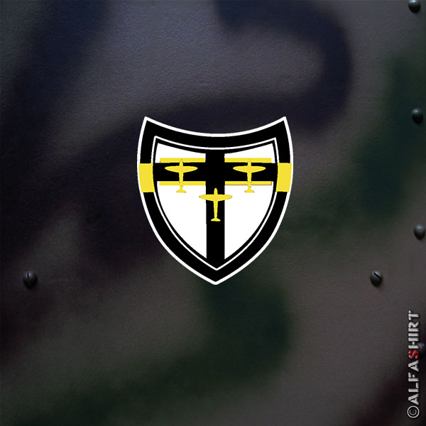 Sticker Jg27 Coat of arms Jagdgeschwader 27 Luftwaffe 5x5cm A666