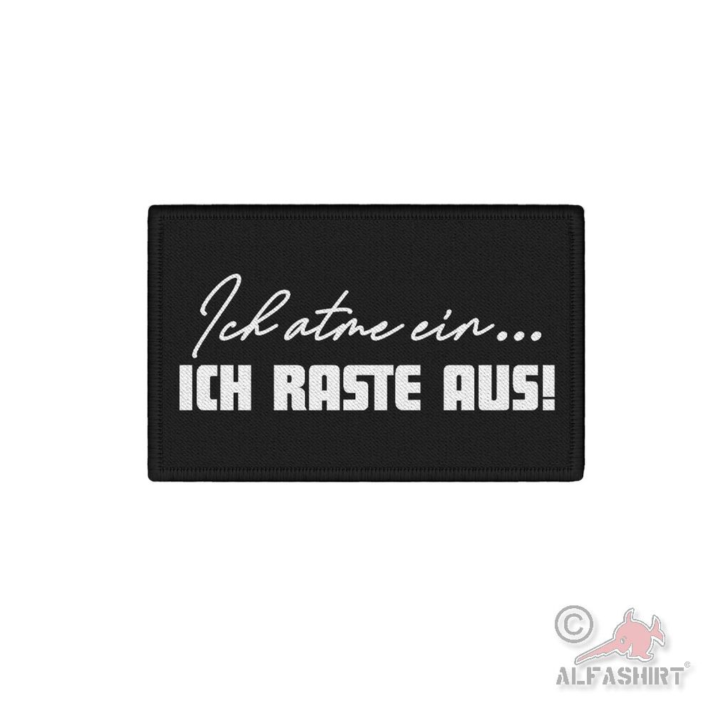 Patch Ich atme ein Ich raste aus Ruhe Meditation Kontrolle Wut Anfall #46171