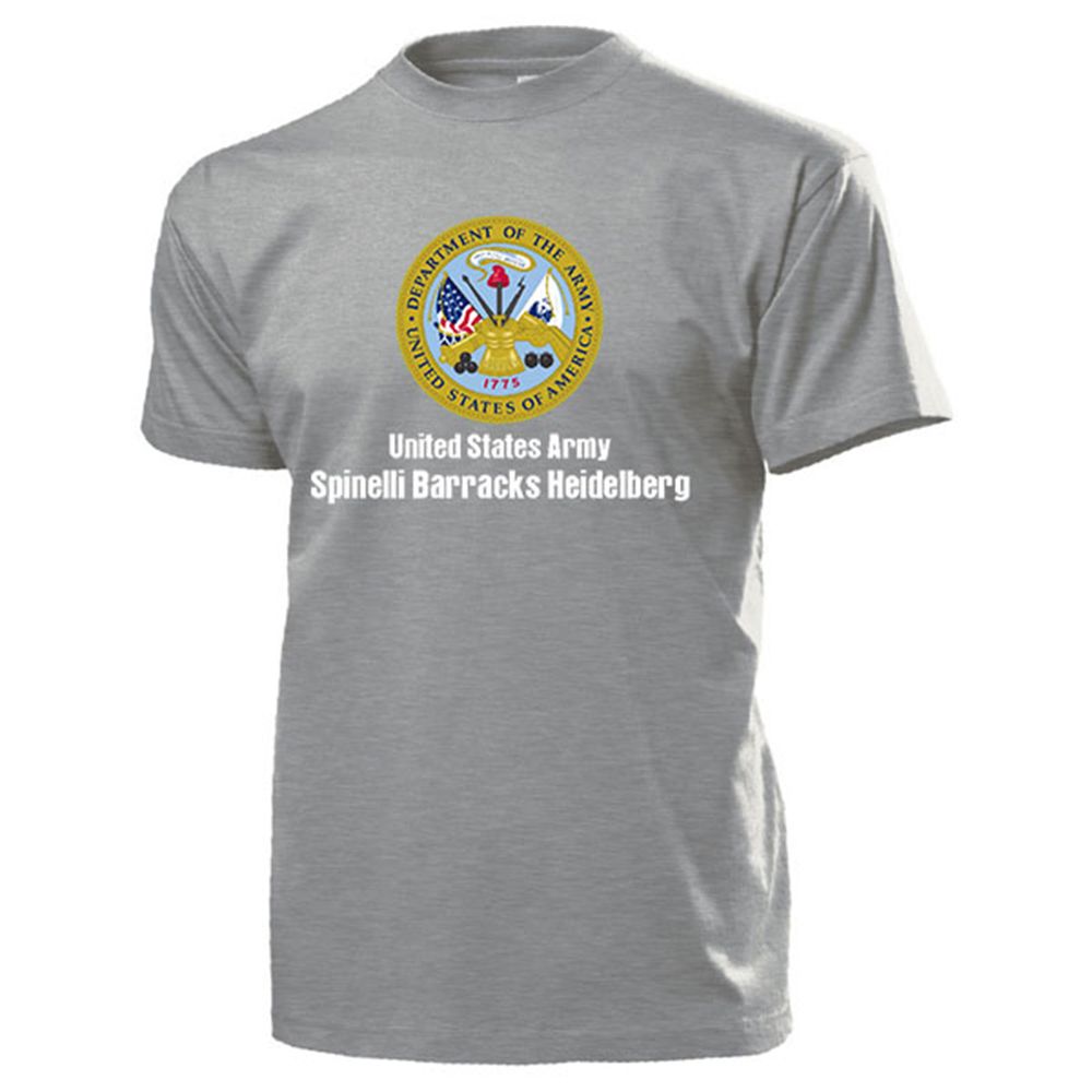 Spinelli Barracks Heidelberg United States Wappen Abzeichen - T Shirt #14185