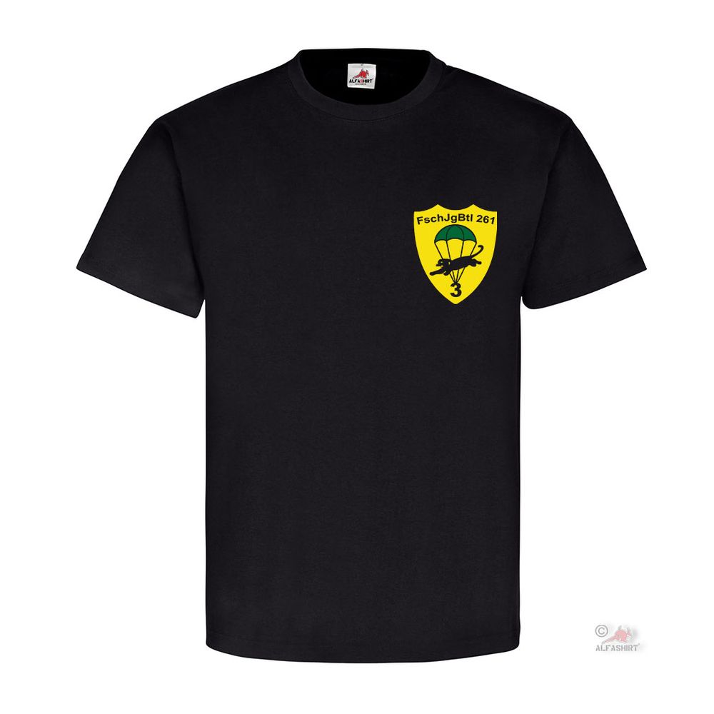 3 FschJgBtl 261 Type 2 Paratrooper Battalion Lebach Saarland - T Shirt # 18425