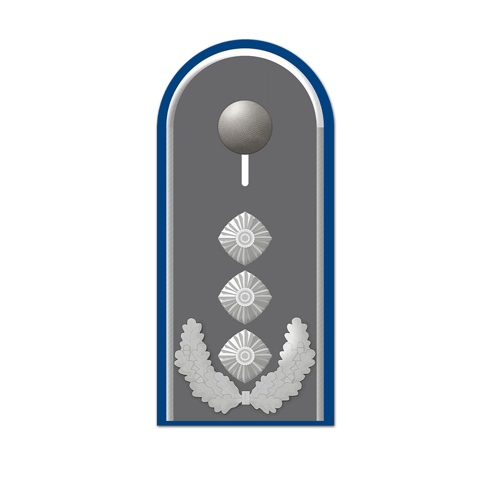 Aufkleber Oberst Schulterklappe Logistiktruppe Bundeswehr 10x4cm#A6048