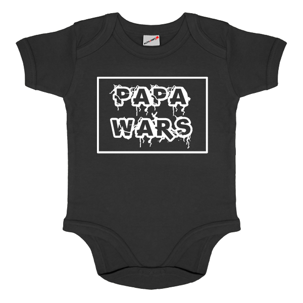 Baby Body Papa wars Fun Humor Strampler Tochter Sohn Kinder Party #34561