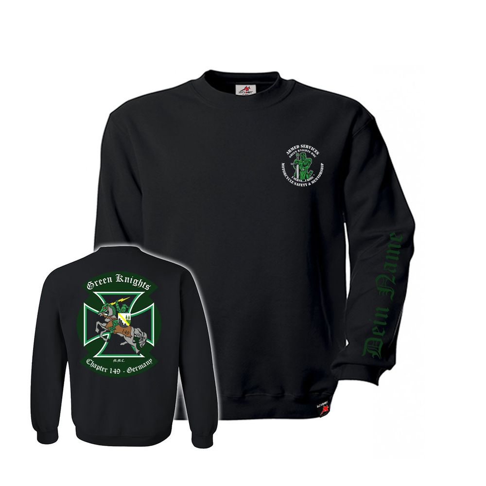 Pullover Green Knights Personalisiert #K03794
