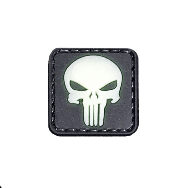 3D Rubber Patch White Infidel Sniper KSK 2,5x2,5cm # 18622
