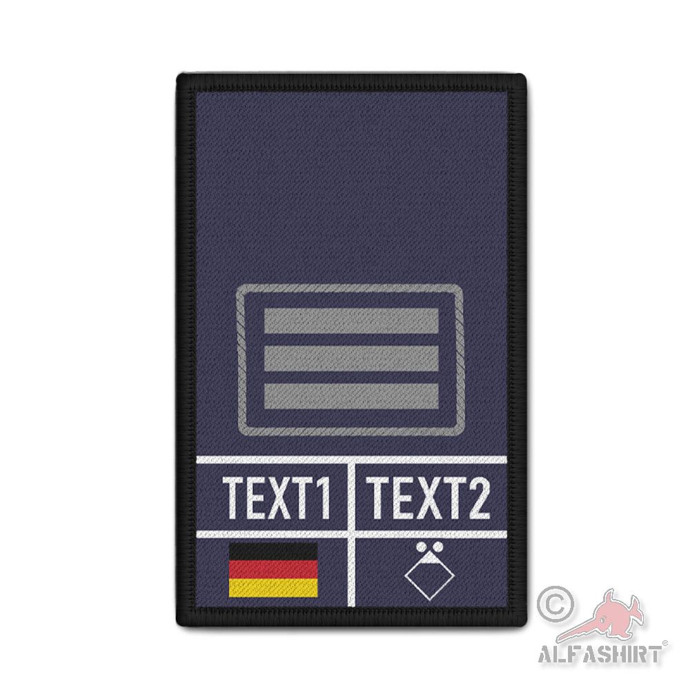 Patch Oberbrandmeister OBM Hessen Feuerwehr Dienstgrad Gruppenführer  #46176